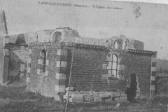 l'église en ruine